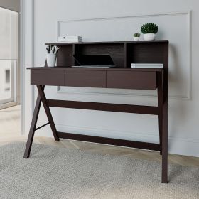 Techni Mobili Writing Desk with Storage, Wenge