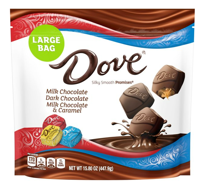 Dove Promises Variety Pack Milk And Dark Chocolate Candy 158 Oz Bag 5944