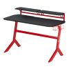 Techni Sport Red Stryker Gaming Desk, Red