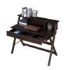 Techni Mobili Writing Desk with Storage, Wenge