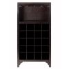 Ancona Modular Wine Cabinet with Glass Rack & 20-Bottle