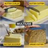 2 Pack Stainless Steel Butter Spreader Knife Butter Curler Spreader Butter Knife