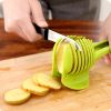 1pc Tomato Potato Slicer; Lemon Slicer; Multifunctional Fruit Vegetable Cutter Clip; Kitchen Tool; Kitchen Gadgets