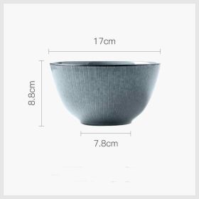 Japanese ceramic dish plate household light luxury (Option: Noodle soup bowl-6.5inches-1PCS)