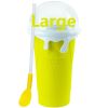 Summer Squeeze Homemade Juice Water Bottle Quick-Frozen Smoothie Sand Cup Pinch Fast Cooling Magic Ice Cream Slushy Maker Beker