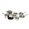 Chef's Classic Stainless Steel 11 Piece Cookware Set (77-11G)