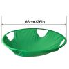 1pc 21in/26in Laundry Hamper Basket Foldable Hamper Oval Tub Green Cloth Storage Baskets Home Dryer Helper Clothes Carrier Organizer