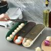 12 Grids Plastic Egg Storage Box; Kitchen Refrigerator Egg Box