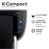 K-Compact Single-Serve K-Cup Pod Coffee Maker, Black