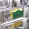 2/4pcs Stainless Steel Sponge Holders; Kitchen Punch-Free Sink Drain Storage Racks For Steel Scourers; Sponges; Rags