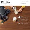 K-Latte Single Serve K-Cup Coffee and Latte Maker, Black