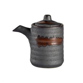 Seasoning Soy Sauce Ancient Simple Japanese Ceramic Oil Pot (Option: 1 Style)