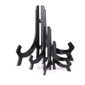 Plastic Frame Porcelain Display Frame Base (Option: Black-Large Bracket Height 25cm)